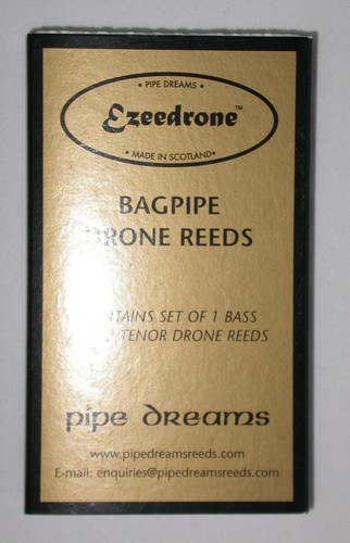 New EzeeDrone Ez Drone Bagpipe Reeds Regular Set 2 tenors 1 bass Reed - Picture 2 of 2