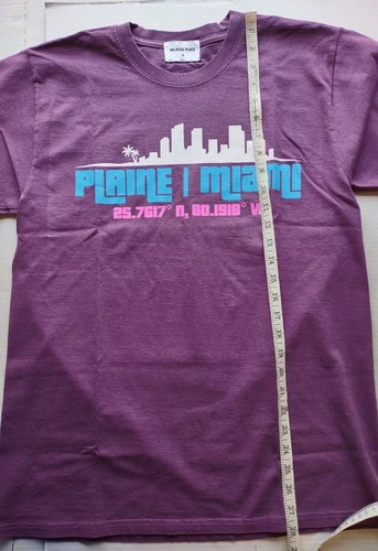 PLAINE | Miami T-shirt Melrose Place Size Medium StreetWear Tee Street Wear - Picture 3 of 5