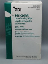 PDI See Clear Lens Cleaning Wipe - 120 Ct - D25431