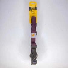Carhartt Nylon Duck Dog Leash Size Small Reflective Stitching 6' X .75" Wine