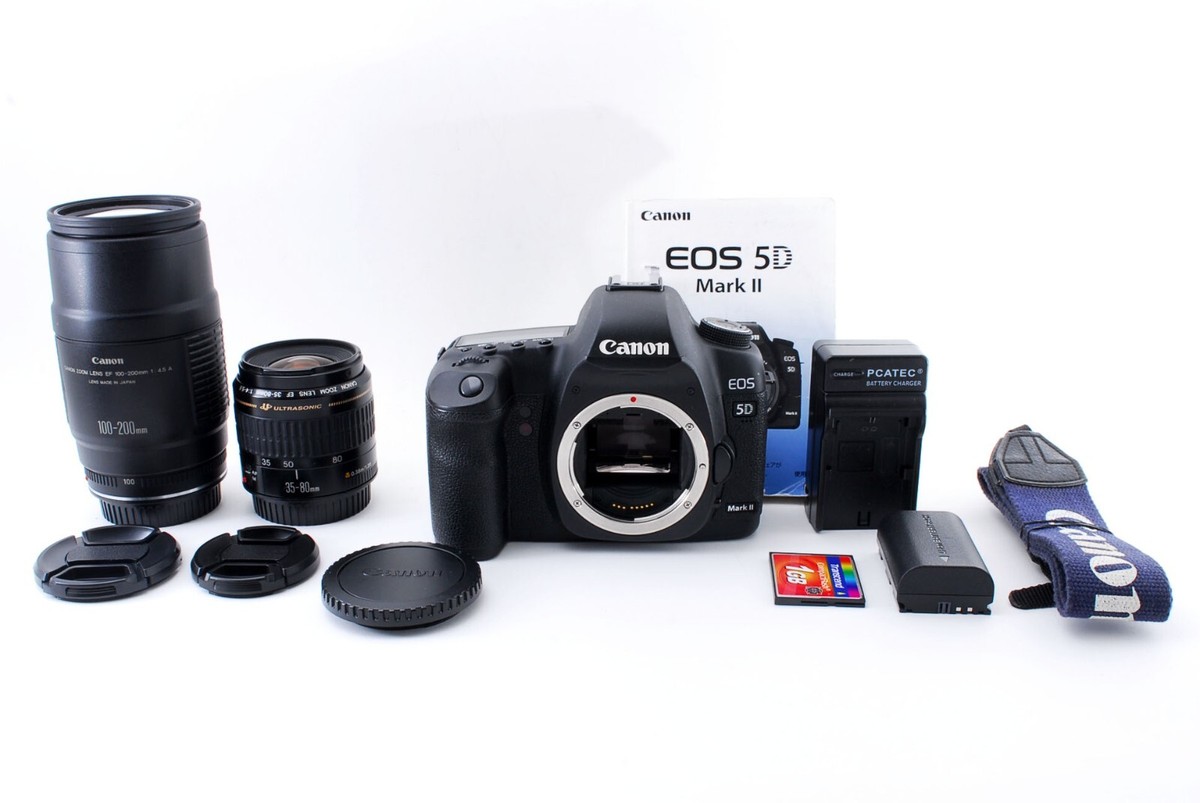 Canon EOS 5D Mark II 21.1MP EF 35-80mm/EF 100-200mm Canon EOS 5D Mark II 21.1MP EF 35-80mm/EF 100-200mm