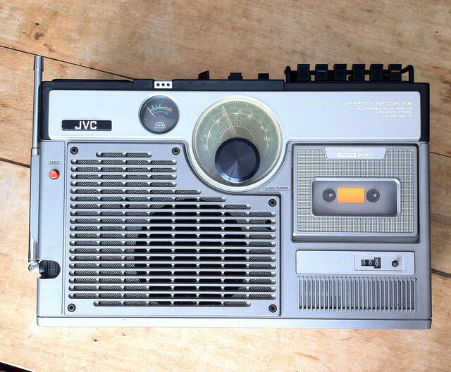 JVC 3060F Rare Vintage TV Radio & Cassette Boombox 1976 | eBay