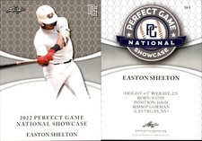 EASTON SHELTON 2022 LEAF PERFECT GAME Nationa...
