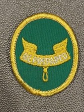 Boy Scouts Second Class Rank Patch 1-8-2, Waffle Plastic back