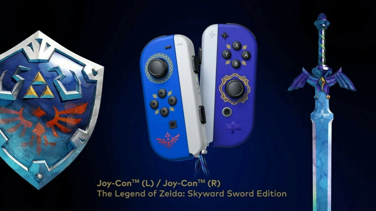 Nintendo Switch Joy-Con The Legend of Zelda Skyward Sword Edition