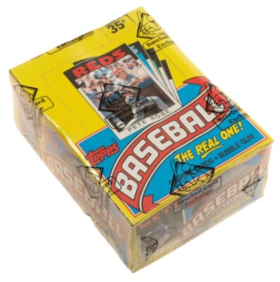 1986 Topps Baseball Wax Box BBCE FASC From a Sealed Case