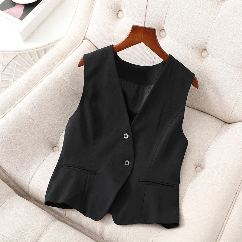 Femme Gilet Slim Ajust Robe Costume Affaires Uniforme Habill eBay