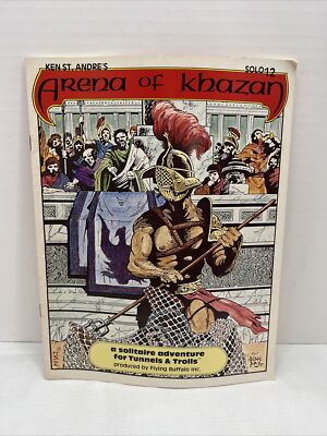 Arena of Khazan, Ken St Andre Solo Dungeon Adventure #12 Flying Buffalo 1982