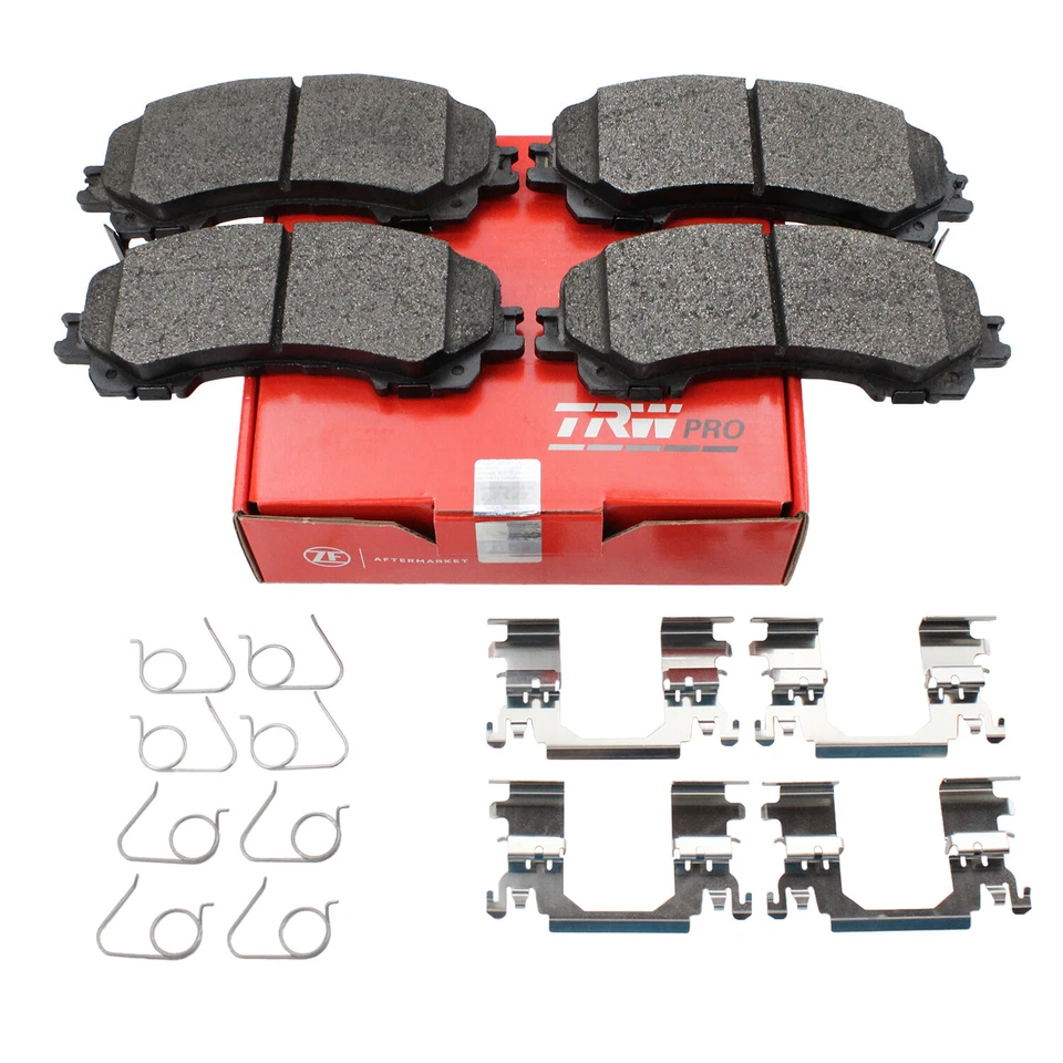 Pastillas de freno delanteras ranuradas de cerámica TRW Pro para Infiniti Q50 Q60 QX50 Nissan Rogue Foto 4 de 4
