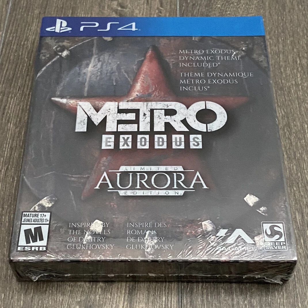 Metro Exodus Aurora & 2033 Steelbook Edition for PS4 | eBay