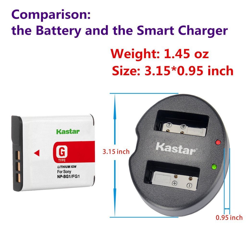 NP-BG1 NP BG1 NP-FG1 Caricabatteria Per Sony DSC W30 W35 W40 W50 W55 W70 W80 W85 W90 W100 W110 W115 W120 W125 W130 - Foto 2
