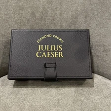 Diamond Crown Julius Caeser Leather Covered Cigar Box JC Newman Brute