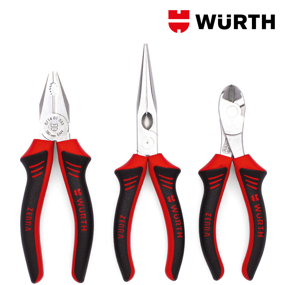 Set 3 Pinze Professionali - Universale, Tronchese E Becchi Lunghi (190-210mm) - Foto 8