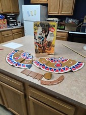 VINTAGE GABRIEL TOYS LONE RANGER BOX AND PARTS