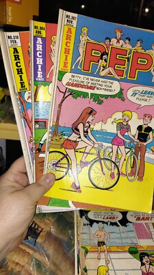Vintage Archies Comics series PEP #310 #304 #307