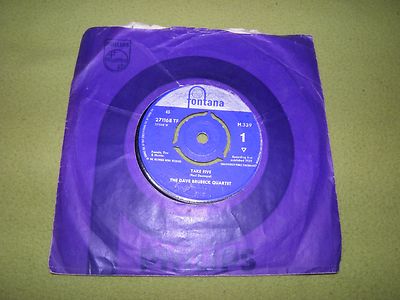 The Dave Brubeck Quartet - Take Five / Blue Rondo A La Turk - 1959 UK 7'' 45