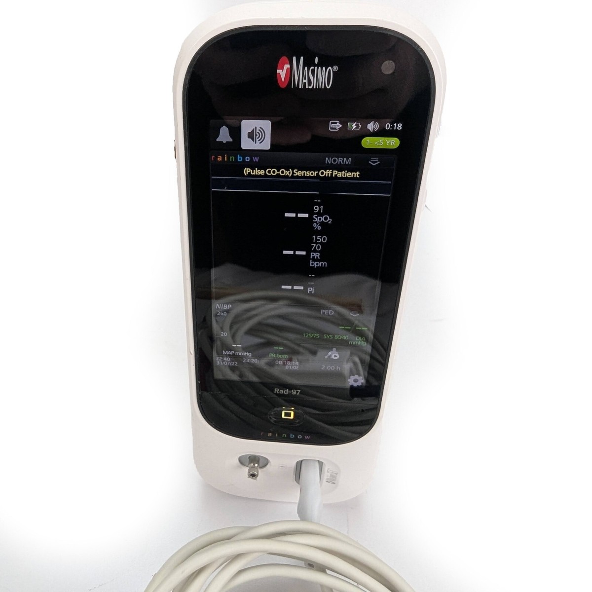 MASIMO RAD-97 Pulse Oximeter with NIBP | eBay