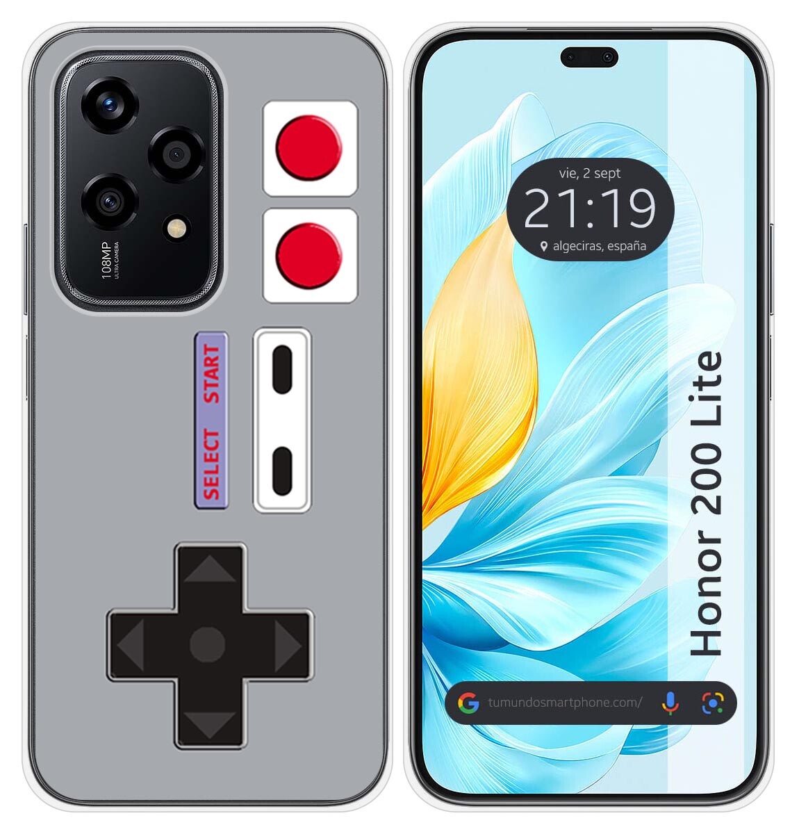 Cover Silicone per Huawei Honor 200 Lite 5G Disegno Console Disegni