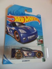 new sealed C6 CORVETTE hw tooned HOT WHEELS toy car BLUE 56/365 3/5