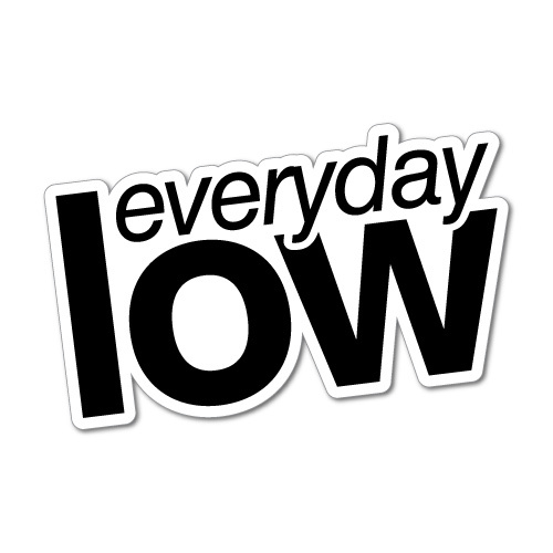 EVERYDAY LOW Sticker Decal JDM Car Drift Vinyl Funny Turbo #5729E - Picture 1 of 1