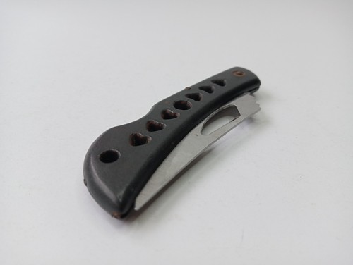 Folding Knife Collectible Pocket Travel Accessory Tourist Black Beautiful Rare - Picture 14 of 19