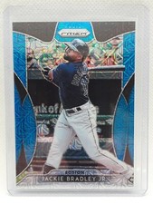 Jackie Bradley Jr. 2019 Prizm Baseball - BLUE MOJO (073/399) - Boston Red Sox