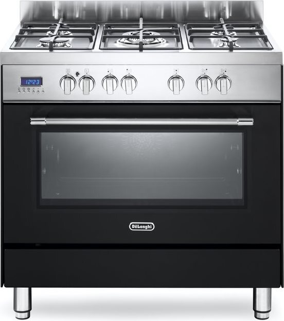 Cucina a Gas 5 Fuochi De Longhi Forno Elettrico Ventilato 90x60 cm - PRO 96 MA