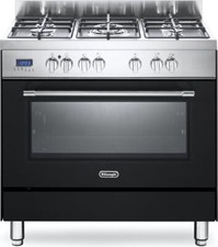 De Longhi Cucina a Gas 5 Fuochi Forno Elettrico Ventilato 90x60 cm - PRO 96 MA