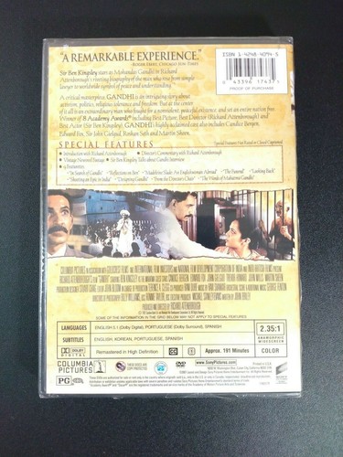 DVD - Gandhi 25th Anniversary 2 Disc Collector's Edition-1982 NEW (See Details) - Picture 2 of 4