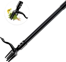 Weed Puller with Long Handle- 63Inch - Adjustable Stand up Weed Puller Tool, Hea