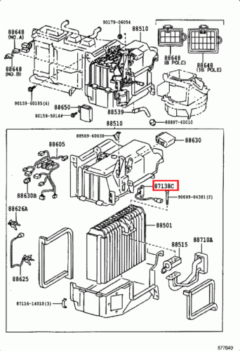 Genuine Toyota LandCruiser 80 Series HDJ Heater Fan Blower Motor Speed Resistor - Picture 5 of 14