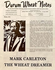 Durum Wheat Notes: Mark Carleton the Wheat Dr...