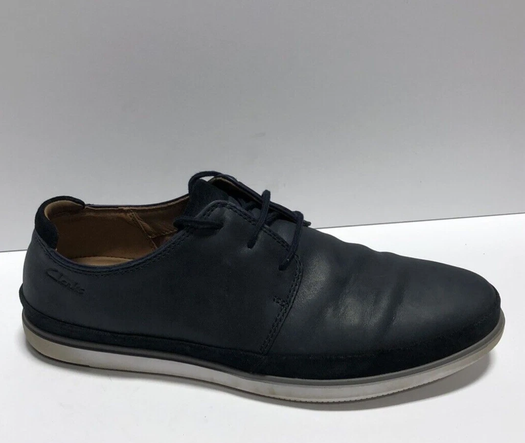 Clarks Uomo Bratton Pizzo Oxford Navy Taglia 11 5 M