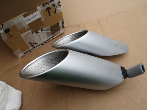 New Genuine Lamborghini Huracan Right Matt Silver Exhaust Tailpipes 4T0071910 - Picture 2 of 5