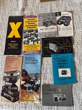 Lot of Vintage Camera Brochures  Manuals Eastman Kodak Pamphlets Rochester NY