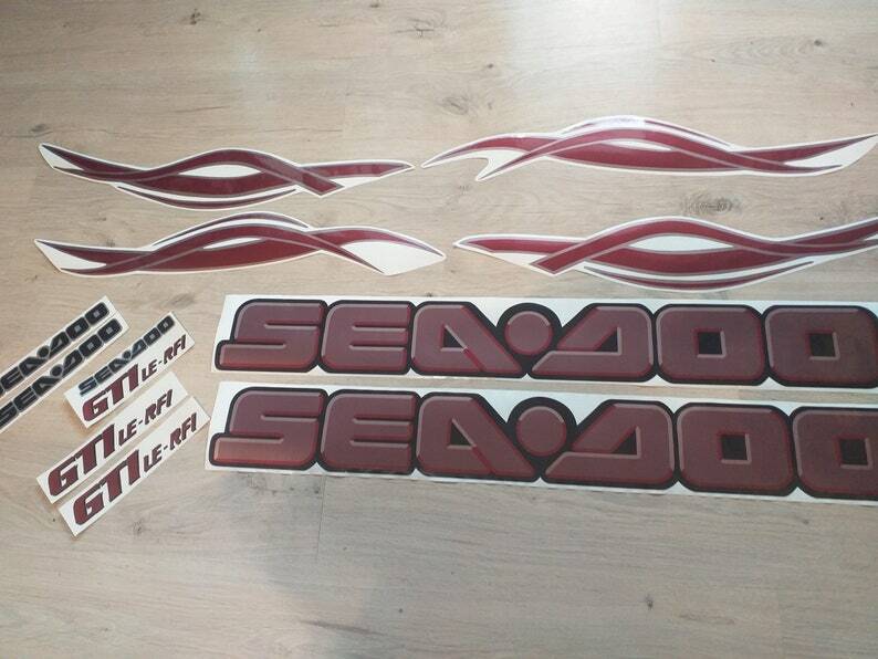 New! Custom Stickers set Sea-doo Gti Le Rfi -model 2003-2004 Graphics ...