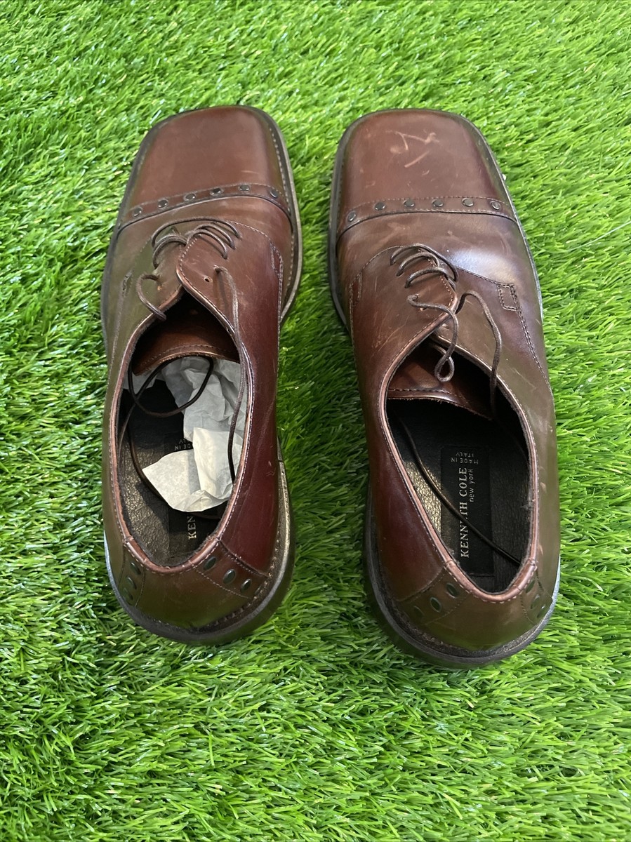 Kenneth Cole Leather Upper Lace Up Shoe. Excellent Condition. Made in Italy. Kenneth Cole New York Mens Black Leather Made in Italy  main image 4