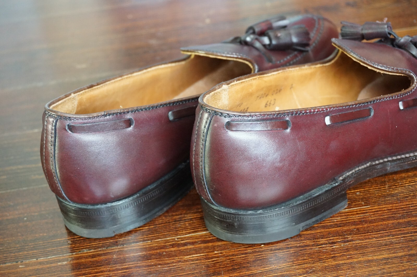 ALDEN 10 A HORWEEN BURGUNDY TASSEL LOAFER HORWEEN… - image 7