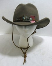 Wool Felt Country Western Fedora Hat Crushable Bender Brim Choose Size 9975 BRWN