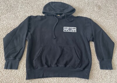 Sons Of Belichick New England Nation Black Hooded Sweatshirt Men Medium 