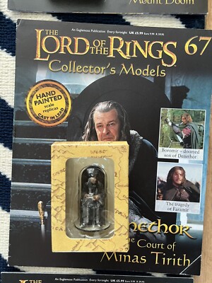 Eaglemoss Herr der Ringe Bleifigur & Mag #67 Denethor Hof von Minas Tirith