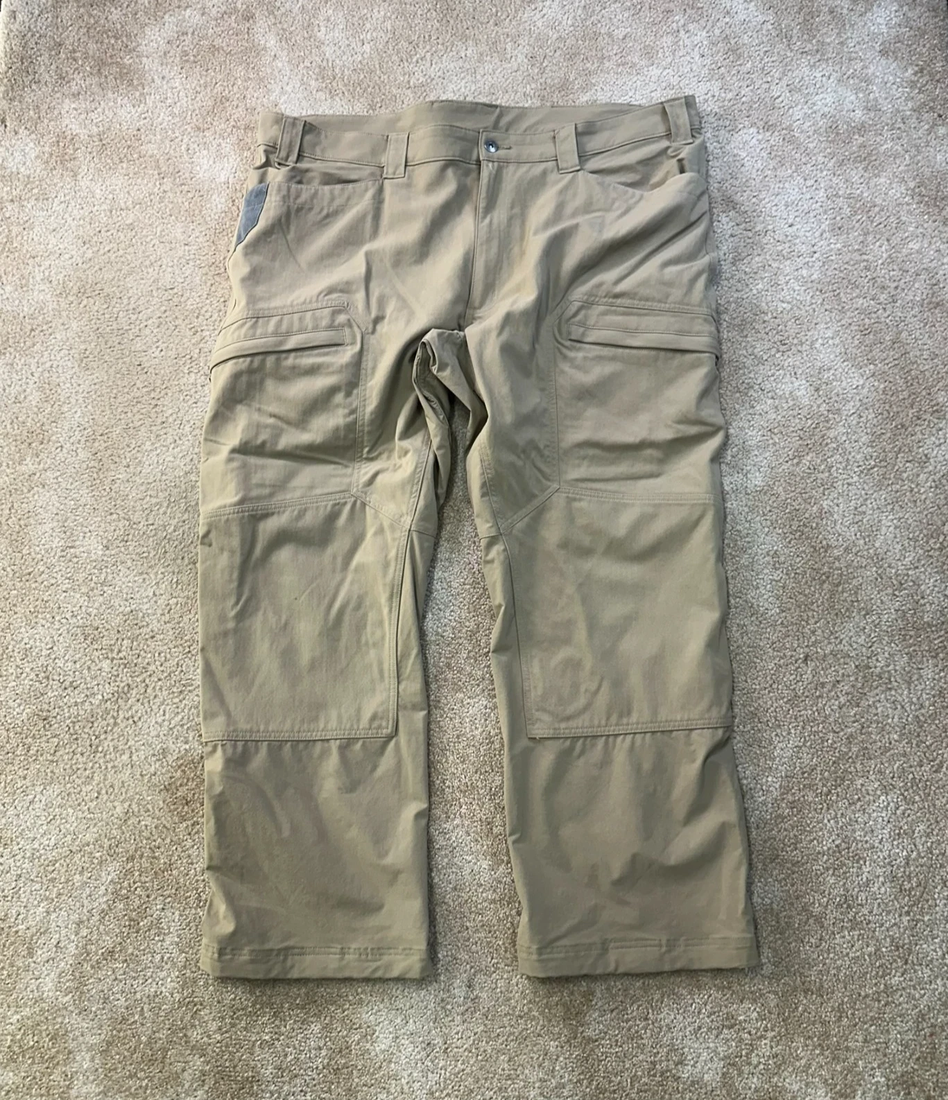 Duluth Alaskan Hardgear Stone Run Pants Mens 44x30 beige 62621