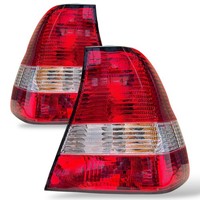 RüCkleuchten Paar Set Kristall Weiß Rot BMW 3Er E46 Compact 01-05