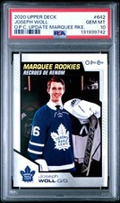 2020 Upper Deck Joseph Woll (Marquee Rookie) #642 PSA 10 Maple Leafs (42)