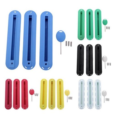 3 Sets Tri Fins Box Surfing SUP Surfboard Fin Plug Set Mit Schraube