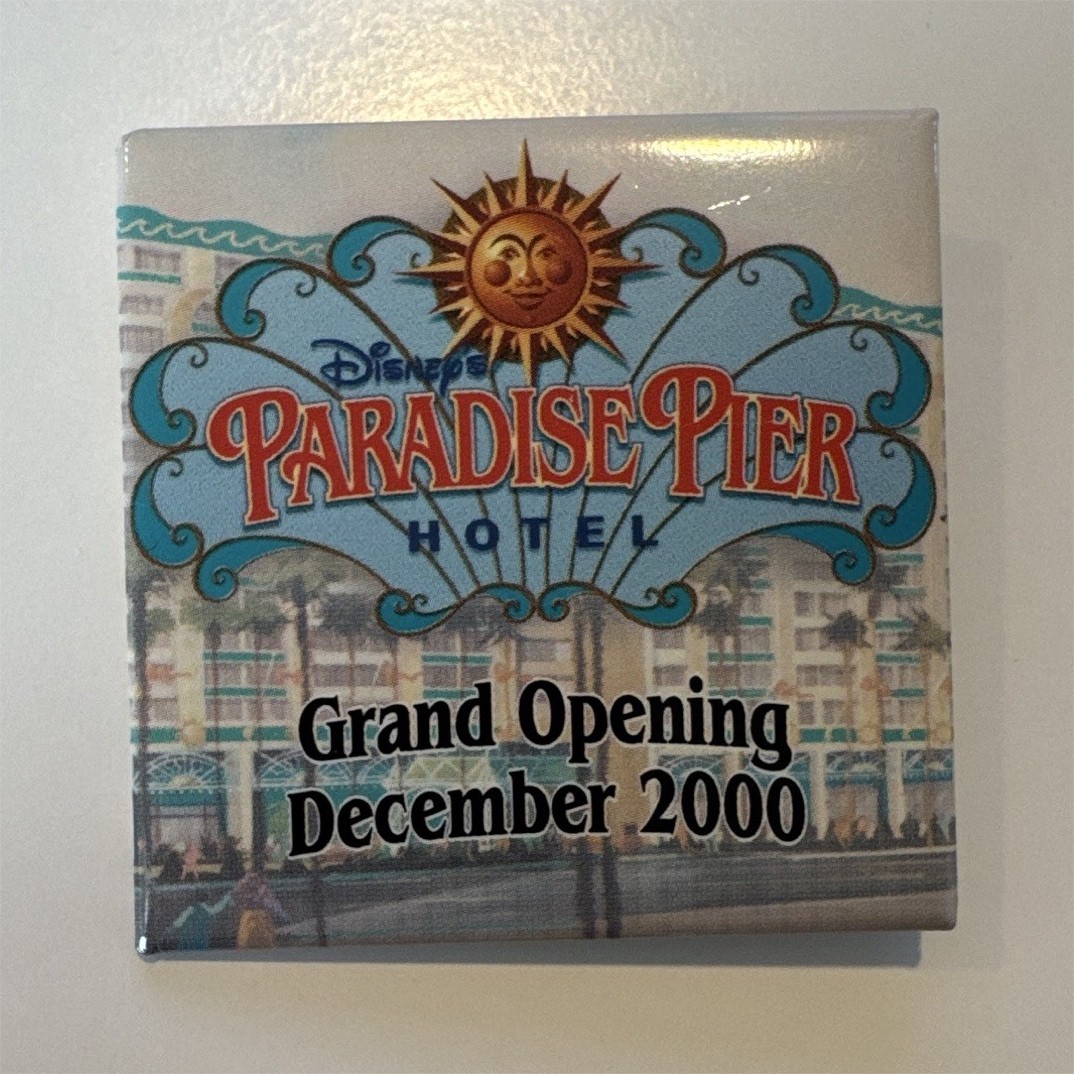 Disney Paradise Pier Hotel Grand Opening December 2000 Pin Single Disneyland DCA