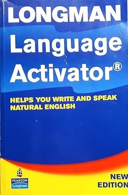 Longman Language Activator: Helps You Write and Speak Natural ...