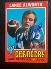 Lance Alworth Autographed 1971 Topps Football Card #10 Chargers HOF Bambi