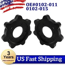 2PCS Track Drive Sprockets 0102-011 0102-015 For Vintage Arctic Cat 1967 68-1972