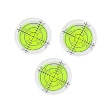3Pcs Small Circular Bubble Levels 32x7mm Round Spirit Level Measuring Layout